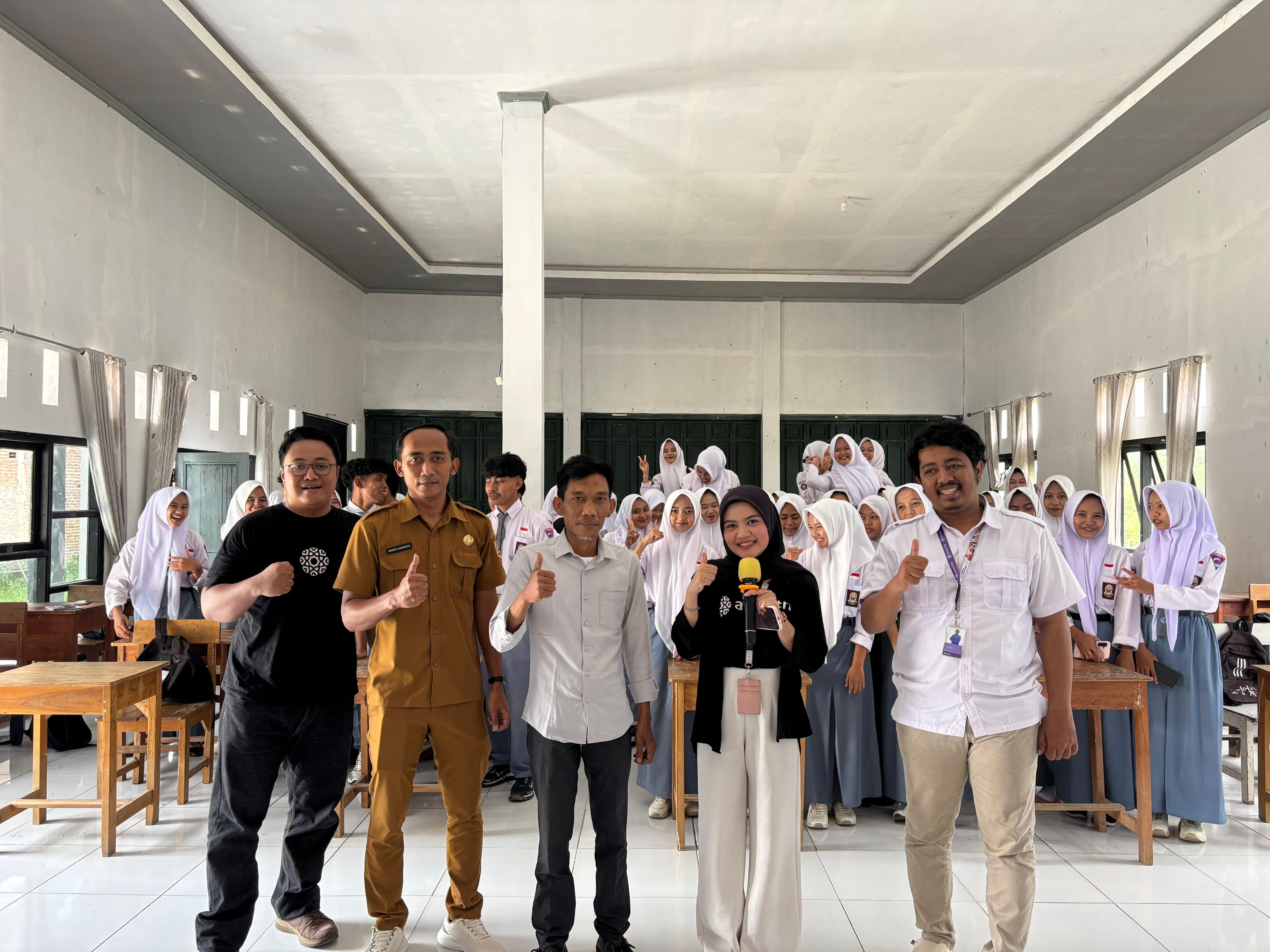 Jaring Talenta Muda, PT Amartha Mikro Fintek Gelar Seleksi Karier di SMK Islam Jipang
